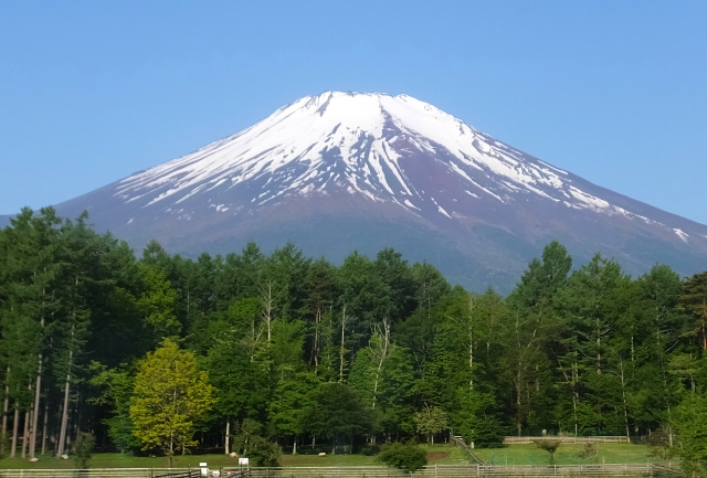 山梨側から見た富士山
